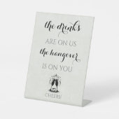 Open Bar Hangover Sockelschild (Vorderseite)