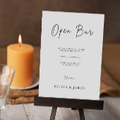 Open Bar Sign, Funny Open Bar Sign, Hochzeitszeich Einladung