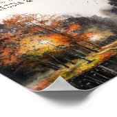 Open Bar Wedding Sign Digital oder gedrucktes Post Poster (Ecke)