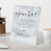 Open Bar Winter Black Signature Script Sockelschild (In SItu)