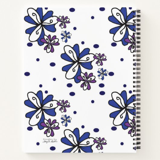 Open Bloom Notebook Notizblock (Rückseite)