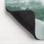 Open Book Anpassen von grünen Textbaumen Mousepad (Ecke)