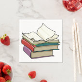 Open Book Paper Napkins Serviette (Beispiel)