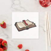 Open Book Paper Napkins Serviette (Beispiel)