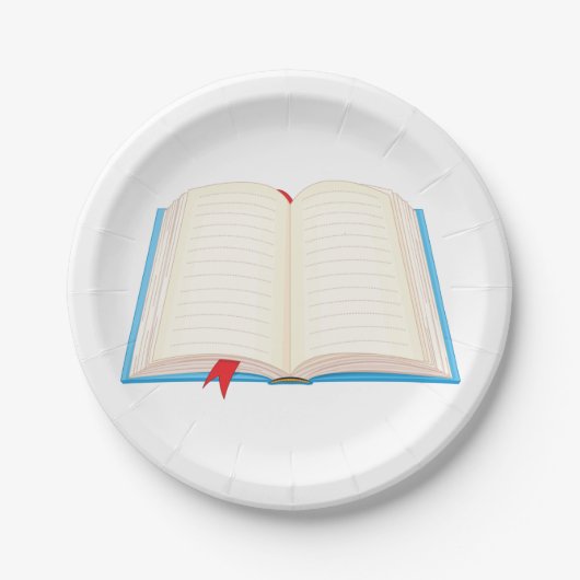 Open Book Pappteller (Vorderseite)