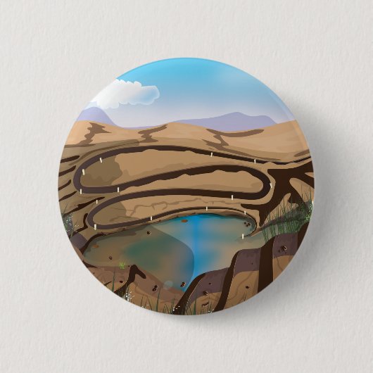 Open Cast Mine Button (Vorderseite)