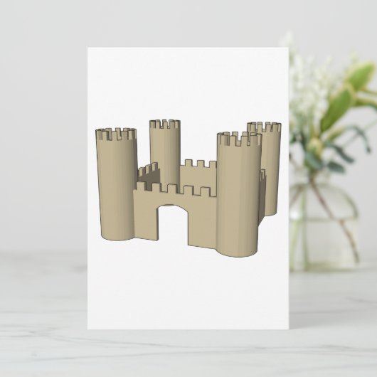 Open Castle Einladung (Stehend Vorderseite)