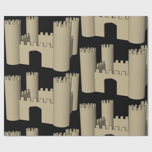 Open Castle Geschenkpapier (Flach)
