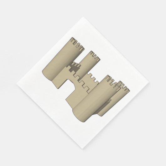 Open Castle Serviette (Ecke)