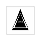 OPEN Custom Printed Eye Catching Deep Lila Ink Gummistempel (Prägung)