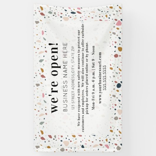 Open Feminine Terrazzo Banner (Vertikal)