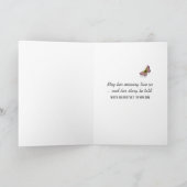 Open Garden Door Beileid Karte (Innenseite)