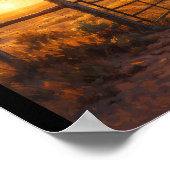 Open gate leading to nowhere poster (Ecke)