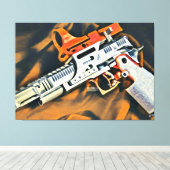 Open Gun 2 Leinwanddruck (Insitu (Holzboden))