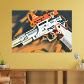 Open Gun 2 Leinwanddruck (Insitu (Wohnzimmer))