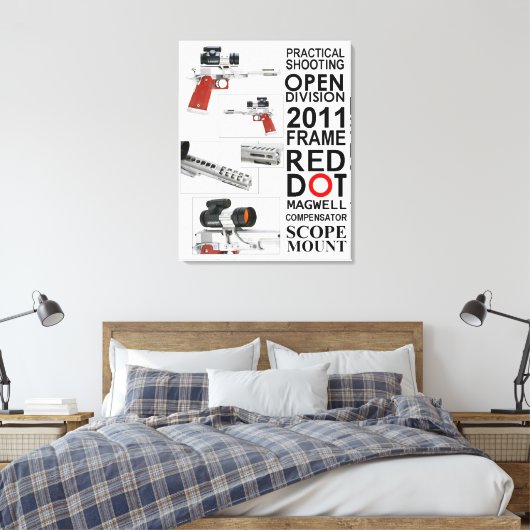 Open Gun Leinwanddruck (Insitu (Schlafzimmer))