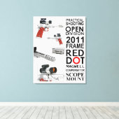 Open Gun Leinwanddruck (Insitu (Holzboden))