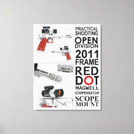 Open Gun Leinwanddruck