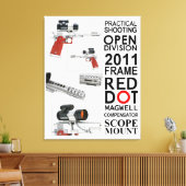 Open Gun Leinwanddruck (Insitu (Wohnzimmer))