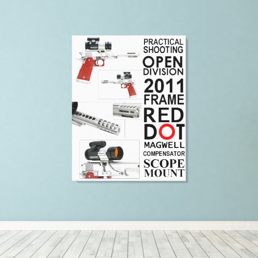 Open Gun Leinwanddruck (Insitu (Holzboden))