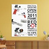 Open Gun Leinwanddruck (Insitu (Wohnzimmer))