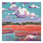 Open Hay Field Art Poster (Vorderseite)