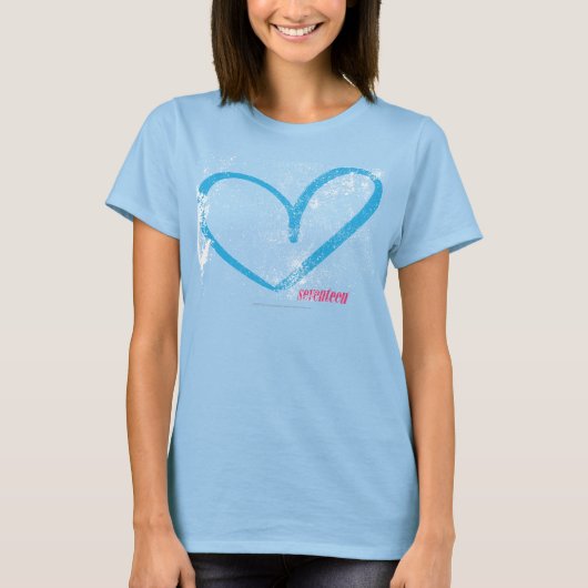 Open Heart Aqua T-Shirt (Vorderseite)
