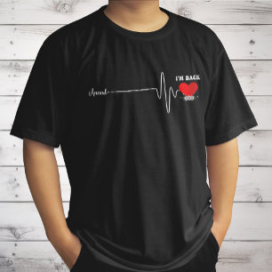 Open Heart Bypass Operation Herzinfarkt Überlebend T-Shirt