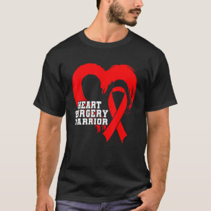 Open Heart Operation Bypass Awareness Heart Su T-Shirt