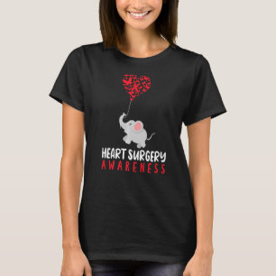 Open Heart Operation Bypass Awareness Heart Su T-Shirt