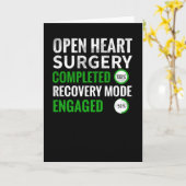 Open Heart Operation Erholung | Open Heart Survivo Karte (Gelbe Blume)