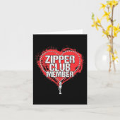 Open Heart Operation Spaß Funny Zipper Club Mitgli Karte (Gelbe Blume)