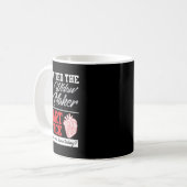 Open Heart Operation Survivor Widow Maker Heart At Kaffeetasse (Vorderseite Links)