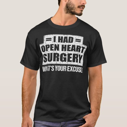 Open Heart Operation TShirt Survivor Post Attack R (Vorderseite)