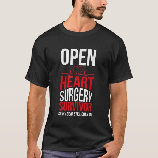 Open Heart Operation überzeugen meinen Beat noch i T-Shirt (Vorderseite)