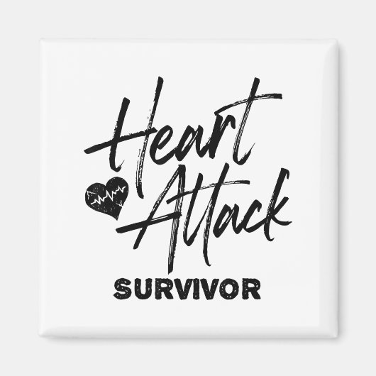 Open Heart Surgery Byp Surgery Heart Disease Magnet (Vorne)