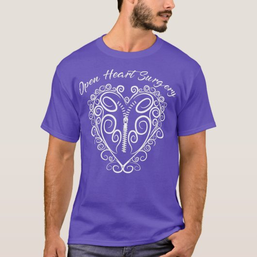 Open Heart Surgery  Cute Heart Patients Gift T-Shirt (Vorderseite)