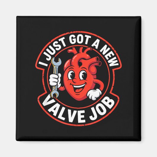 Open Heart Surgery Recovery Funny Magnet (Vorne)