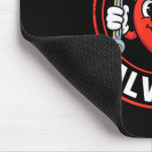 Open Heart Surgery Recovery Funny  Mousepad (Ecke)