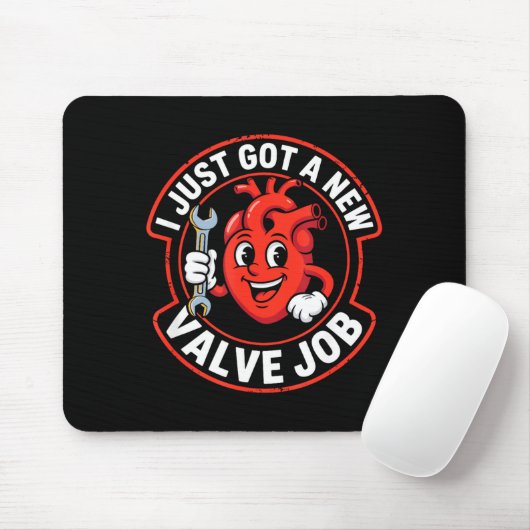 Open Heart Surgery Recovery Funny  Mousepad (Mit Mouse)