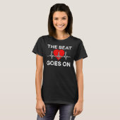 Open Heart Surgery Recovery Heart Beat Apparel T-Shirt (Vorne ganz)