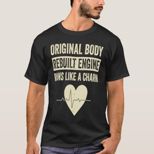 Open Heart Surgery Recovery Heart Surgery Survivor T-Shirt (Vorderseite)