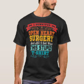 Open Heart Surgery Shirt Survivor Post Attack Reco (Vorderseite)
