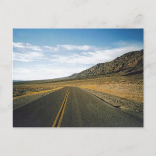 Open Highway - Death Valley Postkarte