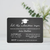 Open House Abschluss Lasse Erlebnisbeginn Einladung (Stehend Vorderseite)