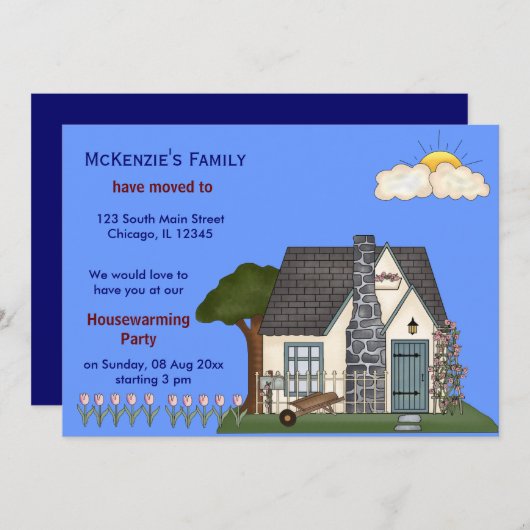 Open House Ankündigung (Vorne/Hinten)