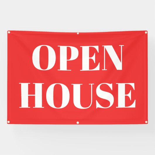 OPEN HOUSE Banner (Horizontal)