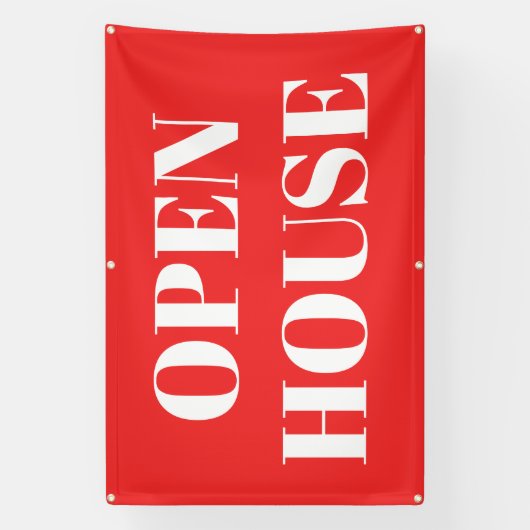 OPEN HOUSE Banner (Vertikal)