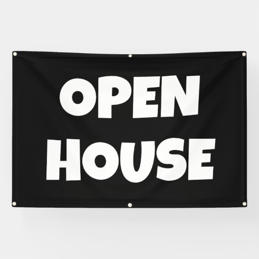 OPEN HOUSE Banner (Horizontal)