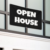 OPEN HOUSE Banner (Äußeres Gebäude)